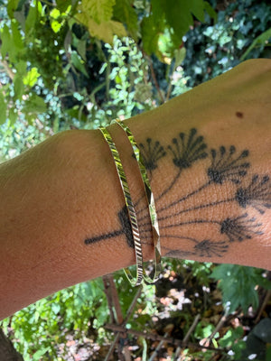 Set 8 karaat aanschuifbangles Set 8 karaat aanschuifbangles