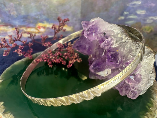 Zilveren bangle