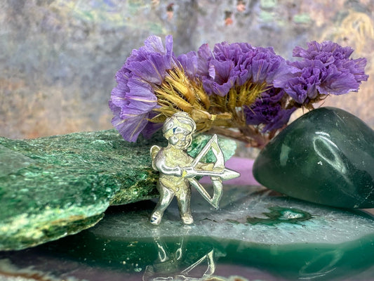 Zilveren hanger Cupido