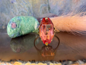 10 karaat saffier ring 10 karaat saffier ring