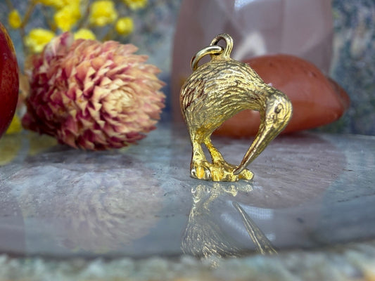 9 karaat kiwi hanger