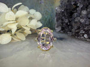 14 karaat gouden saffier ring 14 karaat gouden saffier ring