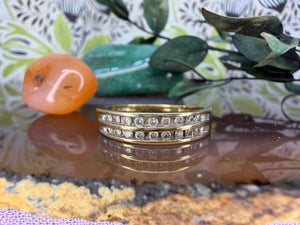 14 karaat gouden diamanten ring 14 karaat gouden diamanten ring