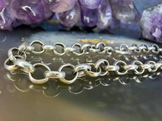 Zilveren jasseron armband