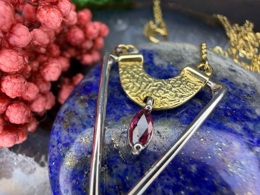 14 karaat gouden ketting met hanger