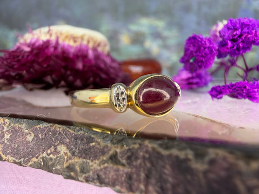 8 karaat robijn ring