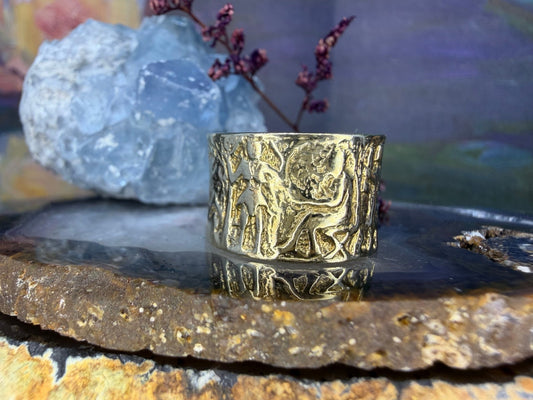 8 karaat levensloop ring