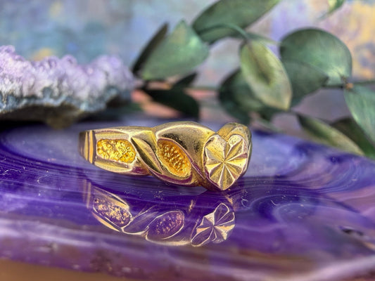 18 karaat gouden ring