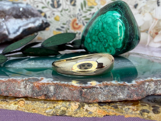 14 karaat gouden dome ring