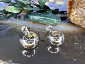 Zilveren oorbellen Zilveren oorbellen