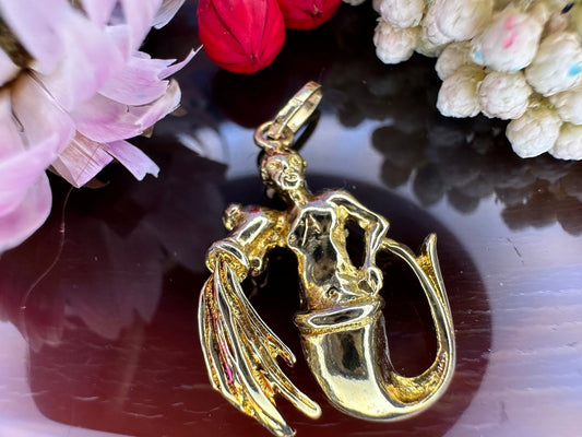 8 karaat gouden hanger van waterman