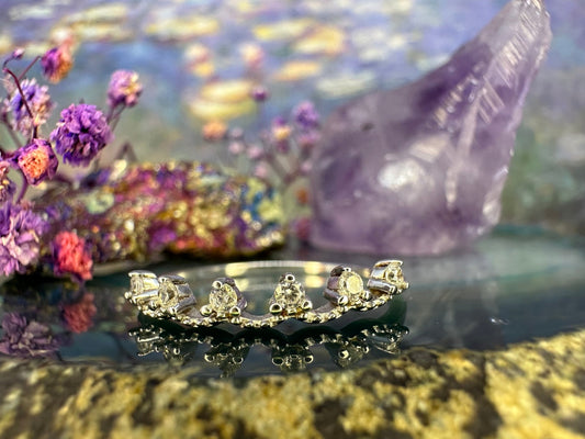 Zilveren ring met zirkonia