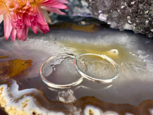 Zilveren hoops 13 millimeter