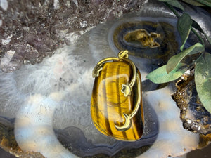 8 karaat tijgeroog hanger 8 karaat tijgeroog hanger