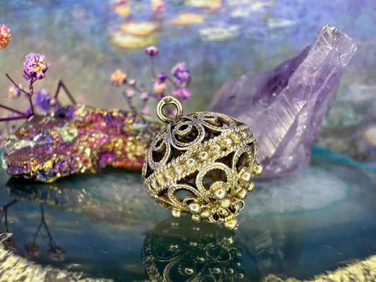 Zilveren filigraan hanger