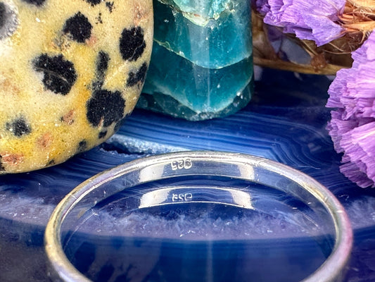 Zilveren aanschuifring