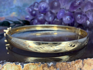 14 karaat gouden bangle 14 karaat gouden bangle