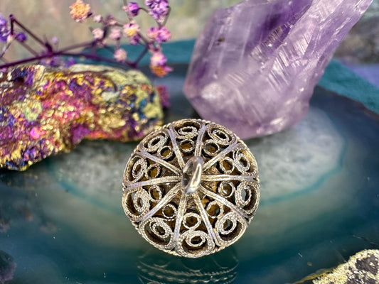 Zilveren filigraan hanger