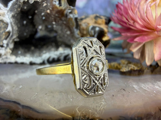 18 karaat gouden Edwardiaanse ring