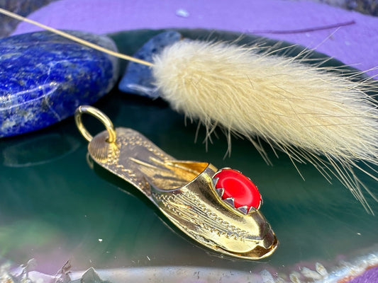 18 karaat gouden muiltje