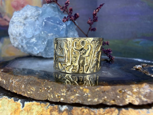 8 karaat levensloop ring