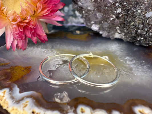 Zilveren hoops 18 millimeter