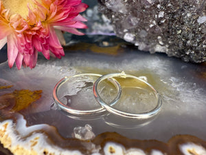 Zilveren hoops 18 millimeter Zilveren hoops 18 millimeter
