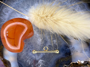 14 karaat gouden T bar hanger 14 karaat gouden T bar hanger