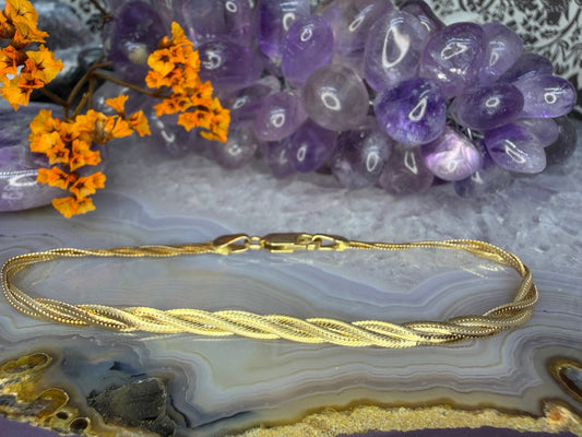 14 karaat gouden armband