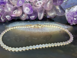 zilveren platte gourmet armband zilveren platte gourmet armband