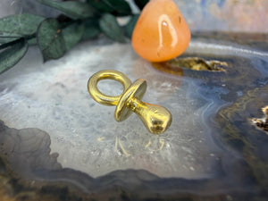 18 karaat gouden speen hanger 18 karaat gouden speen hanger