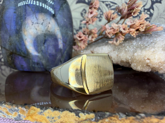 8 karaat zegelring