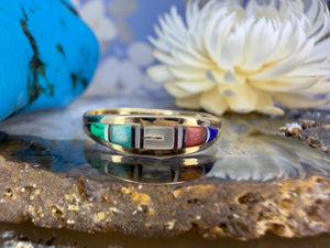 14 karaat gouden inleg ring 14 karaat gouden inleg ring