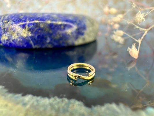 14 karaat gouden splitring