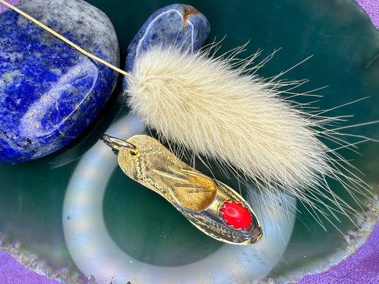 18 karaat gouden muiltje