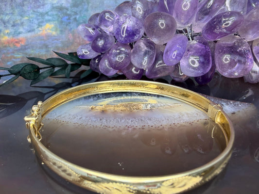 14 karaat gouden bangle