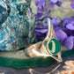 Zilveren ring met chrysopraas