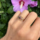 14 karaat gouden granaat ring