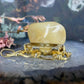 14 karaat gouden spinel hanger