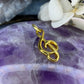 14 karaat gouden vioolsleutel hanger