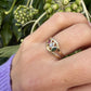 14 karaat gouden ring met steentjes