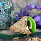 Zilveren ring met cat’s eye