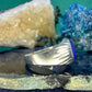 Zilveren ring met blauwe steen