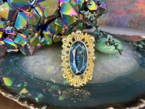 14 karaat gouden topaas ring