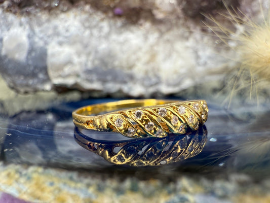 18 karaat gouden ring