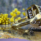 14 karaat gouden citrien ring