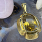 14 karaat gouden citrien hanger
