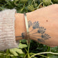 8 karaat bewerkte bangle