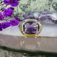 8 karaat amethist ring