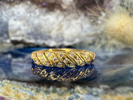 18 karaat gouden ring